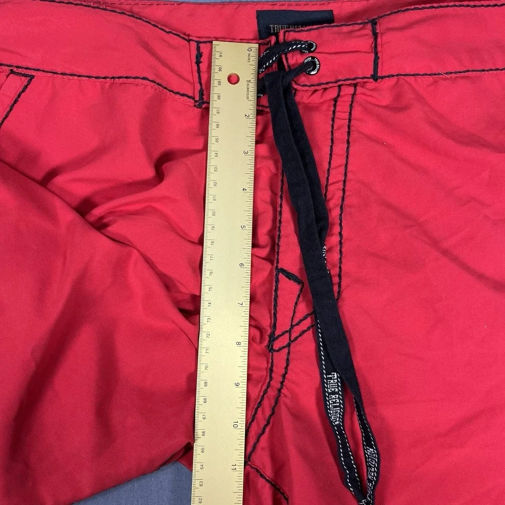 True Religion Boardshorts Men's Sz 42 Pocket Cargo Swim Trunks